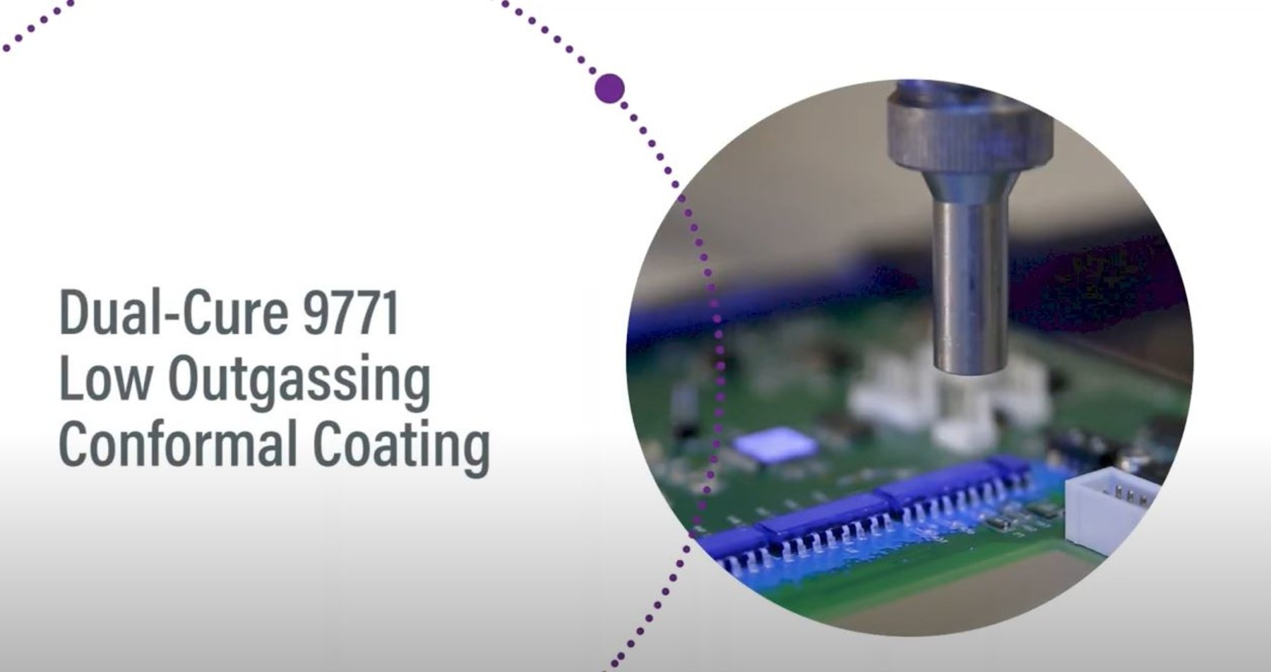Dual-Cure 9771 Low Outgassing Conformal Coating